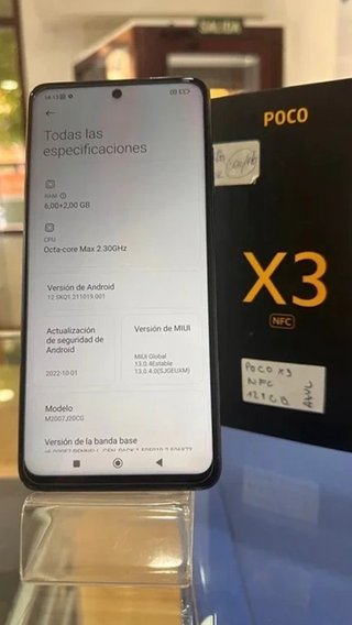 Xiaomi Poco X3 NFC 128GB Gris 6GB RAM