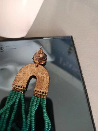 Pendientes Parfois Arco Iris Turquesa