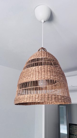 Lámpara de techo ratán Ikea