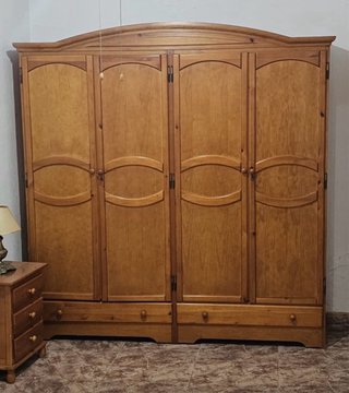 Armario 4 puertas madera