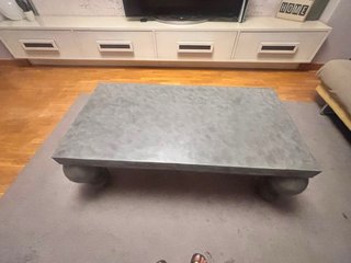 Mesa de centro diseño exclusivo metal 120x60cm