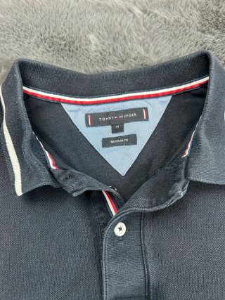 Polo Tommy Hilfiger Negro Regular Fit Talla M