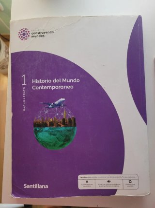Libro historia del mundo contemporáneo 1° bachille