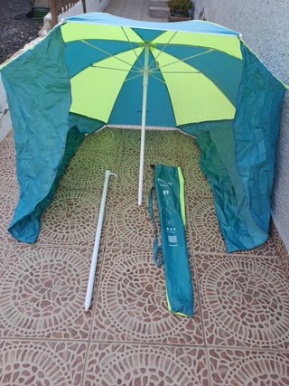 Sombrilla Playa con Paraviento