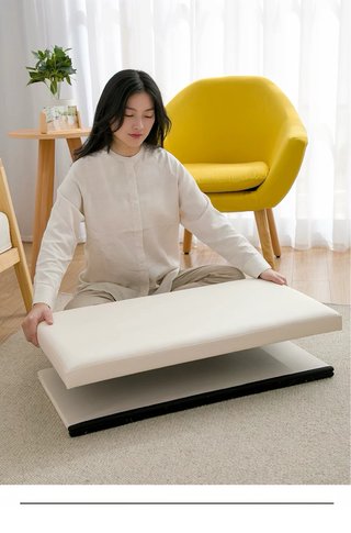 Puff baúl plegable 110L beige