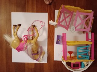 Lotto Barbie Mattel: Scuderia, Cavalli, Bambole