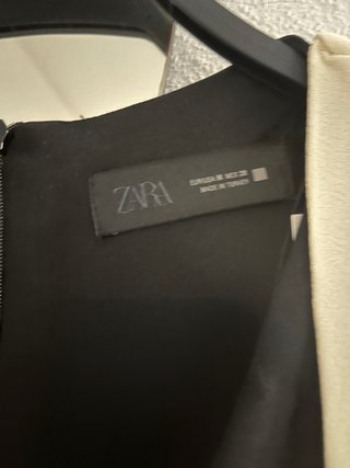Vestido midi Zara combinado hombreras T/M