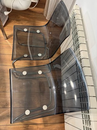 4 Sillas Tobias Ikea Transparentes