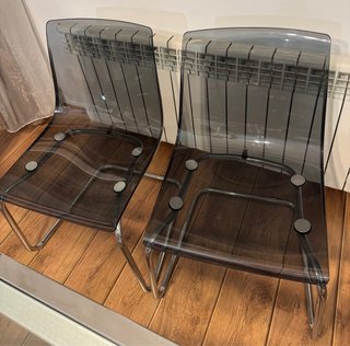 4 Sillas Tobias Ikea Transparentes