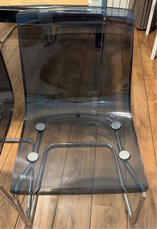 4 Sillas Tobias Ikea Transparentes
