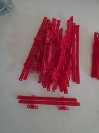14 Vallas Curva R1 Scalextric Rojas