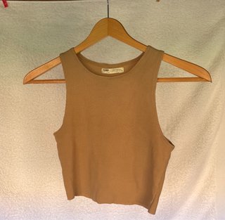 Top Pull&Bear Marrón Talla S