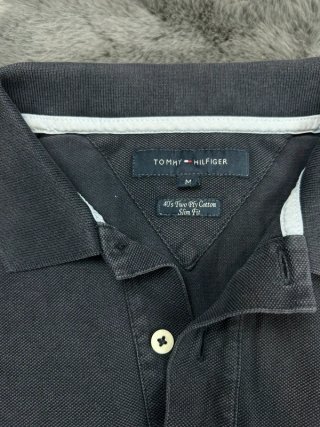 Polo Tommy Hilfiger Slim Fit Azul Marino Talla M