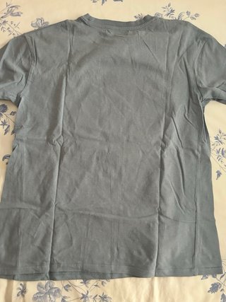 Camiseta Pull&Bear azul con estampado