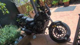 Honda Rebel 500 cc gris