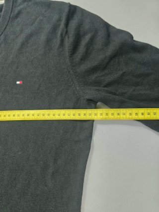 Jersey Tommy Hilfiger Algodón Cuello V Negro