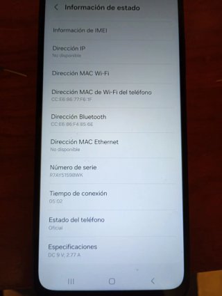 Samsung A05s 128 GB.