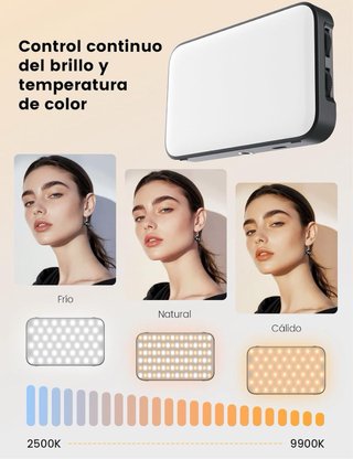 Tripode para movil con luz y control remoto