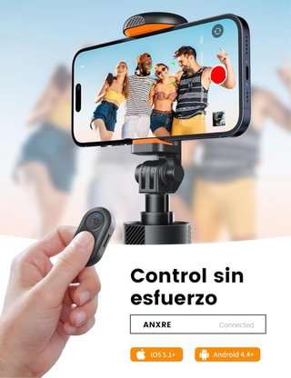 Tripode para movil con luz y control remoto