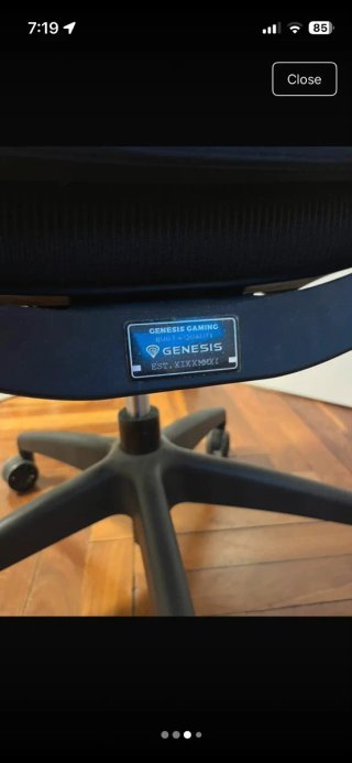 Silla Gaming Ergonómica Genesis Negra