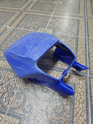 Careta Yamaha XT600E 4pt azul