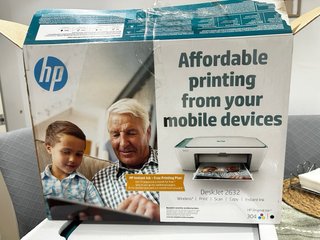 Impresora HP Blanca y Verde
