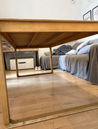 Mesa de exterior de madera