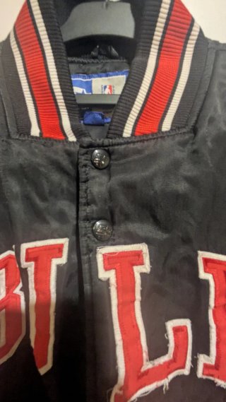 Chaqueta Starter Chicago Bulls Vintage Negra