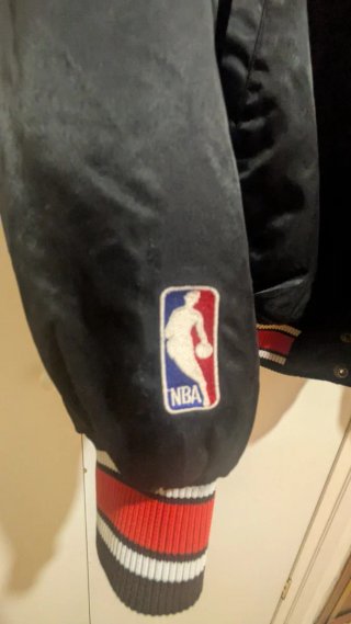 Chaqueta Starter Chicago Bulls Vintage Negra