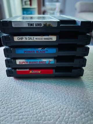 Lotto 5 giochi originali Nintendo NES