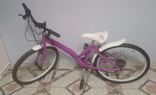 Bicicleta Morada