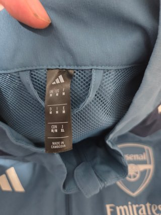 Chándal Oficial Arsenal Adidas Azul/Teal