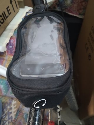 Bolsa bici con "ventana" táctil para smartphones