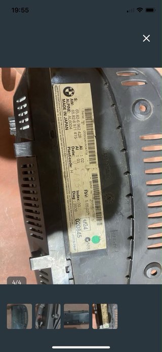 Pantalla Navegador BMW Serie 5, 6, 7