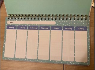 Agenda Semanal y Libreta Perritos