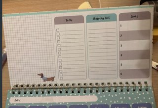 Agenda Semanal y Libreta Perritos