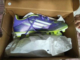 Zapatillas Adidas Fútbol Nuevas Morado/Verde