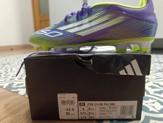 Zapatillas Adidas Fútbol Nuevas Morado/Verde