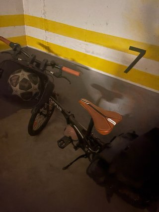 Bicicleta Moma Plegable con Cesta y Portabebé