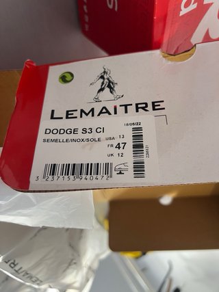 Botas de trabajo Lemaître Marrón/Negro
