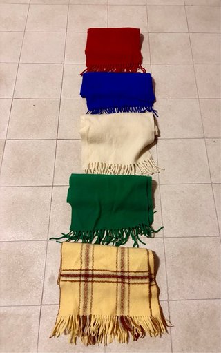 Set 5 sciarpe vintage