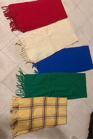 Set 5 sciarpe vintage