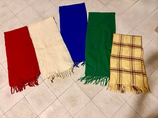 Set 5 sciarpe vintage
