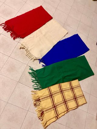 Set 5 sciarpe vintage