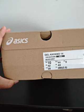 Zapatillas Asics Gel Kayano 14 Talla44-color negro