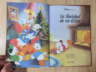 Clásico cuento Disney.La Navidad del tío Gilito.