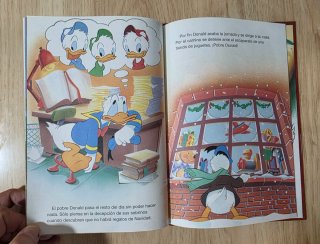 Clásico cuento Disney.La Navidad del tío Gilito.