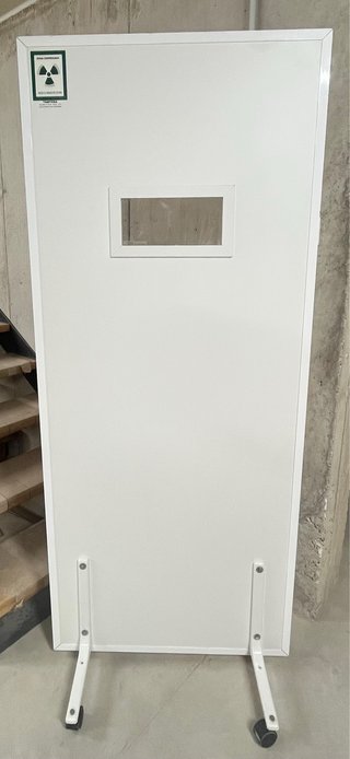 Mampara plomada para clínica dental