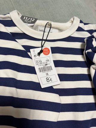 Sudadera Lefties rayas azul y blanco
