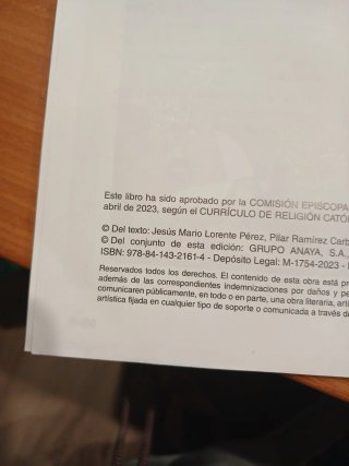 Libro de Religion 4 Primaria.
